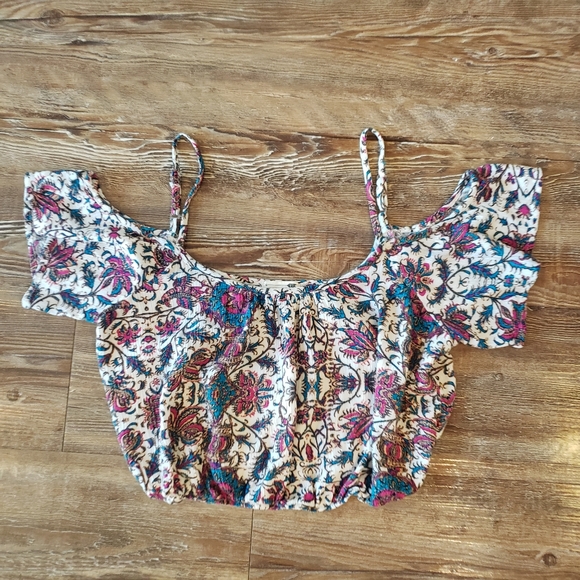 Floral Crop Top - Picture 1 of 2